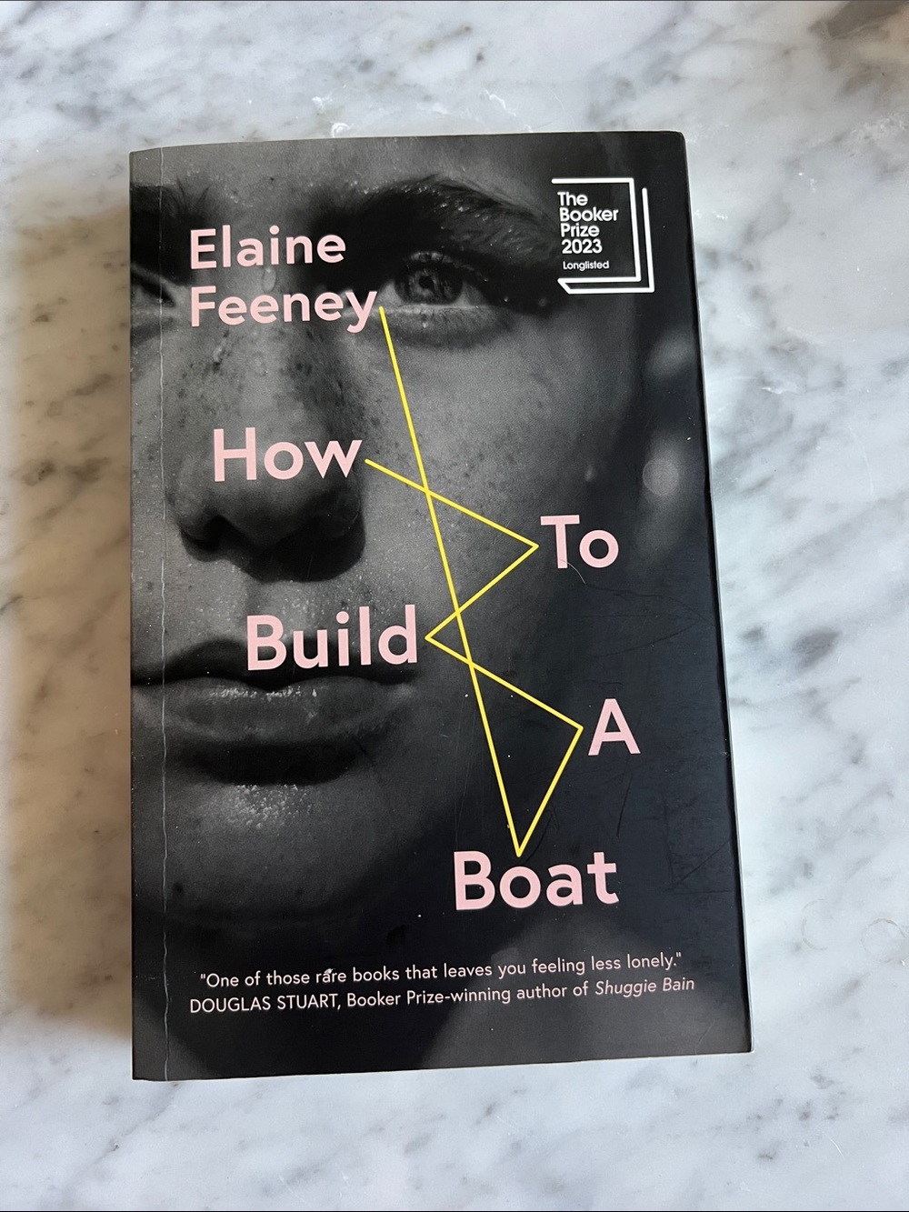 Elaine Feeney - How To Build A Boat (Black Cover with Pink & Yellow Accents)